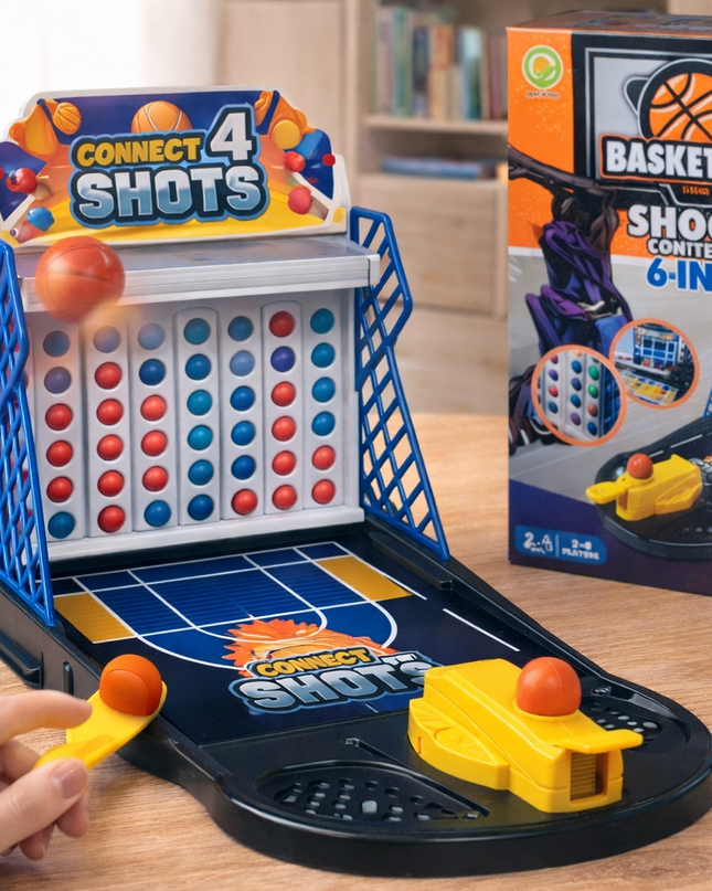 6-in-1 Basketball Shoot & Skill Game Set