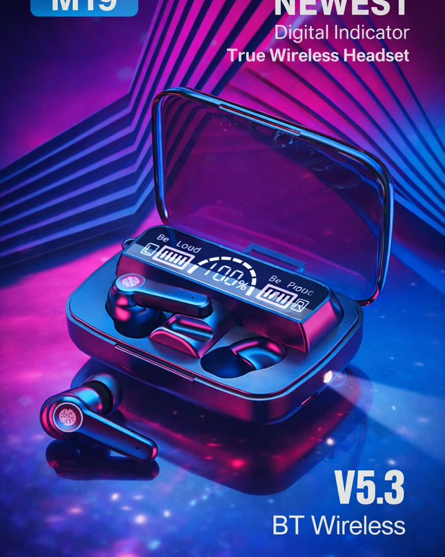 M19 V5.3 True Wireless Bluetooth Earbuds