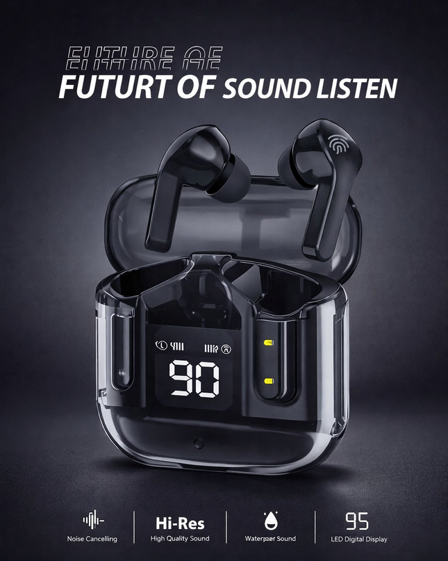 AirPods Max Wireless 5.3 – True Wireless Headphones with LED Display