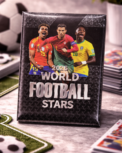 2026 World Football Stars Trading Cards – Collector Card Pack