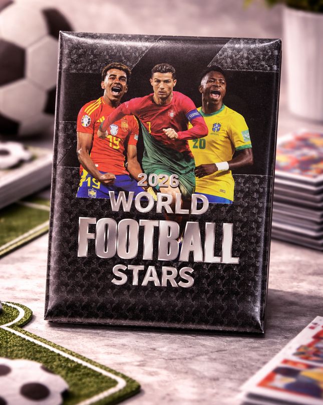 2026 World Football Stars Trading Cards – Collector Card Pack