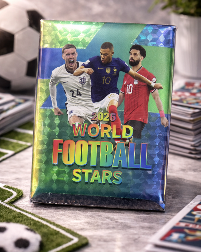2026 World Football Stars Trading Cards – Collector Card Pack