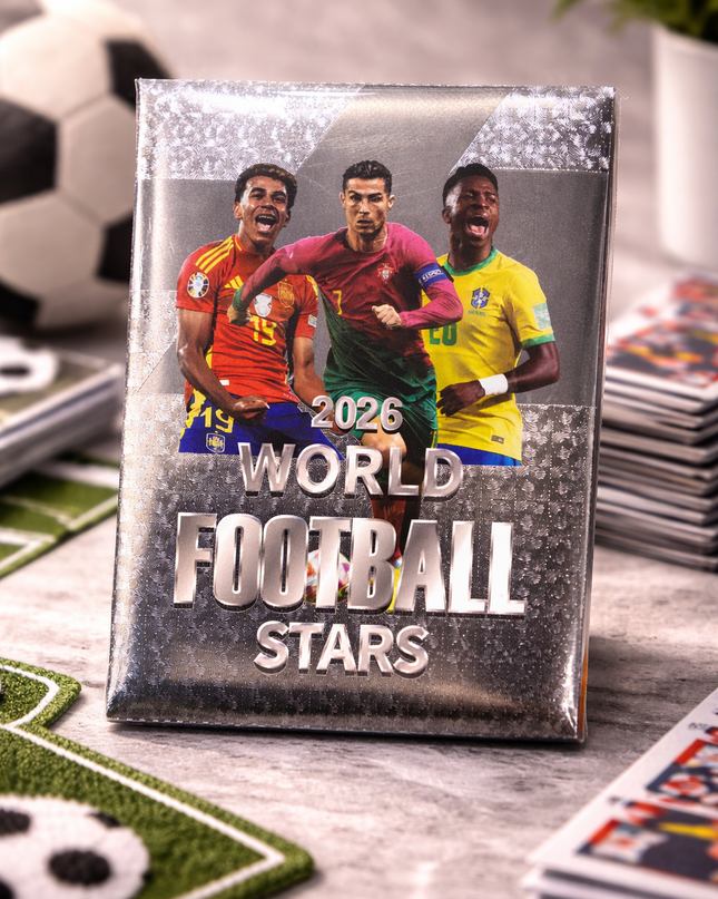 2026 World Football Stars Trading Cards – Collector Card Pack