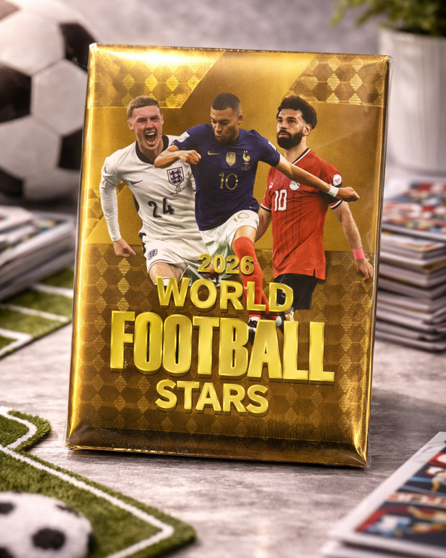 2026 World Football Stars Trading Cards – Collector Card Pack