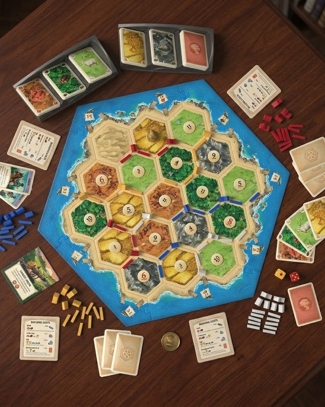 Catan Board Game – Trade, Build & Settle Strategy Game