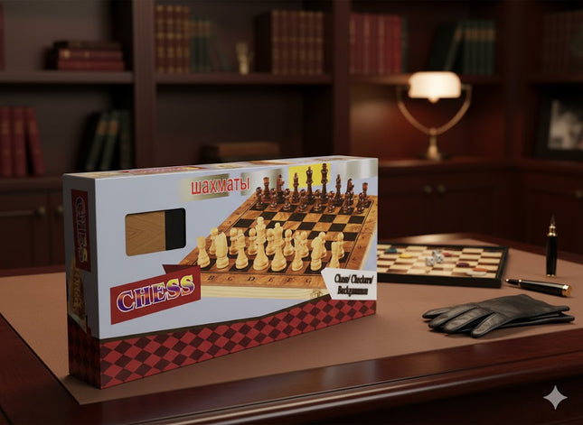Classic Chess Set – Wooden Strategy Board Game