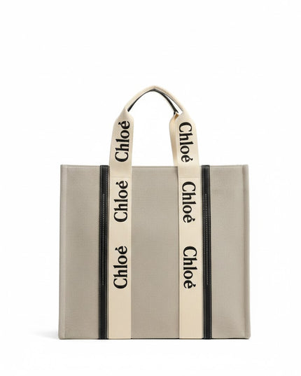 Classic Canvas Logo Tote Bag
