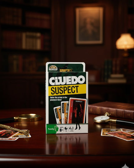 Cluedo Suspect Card Game – Fast Mystery Detective Game