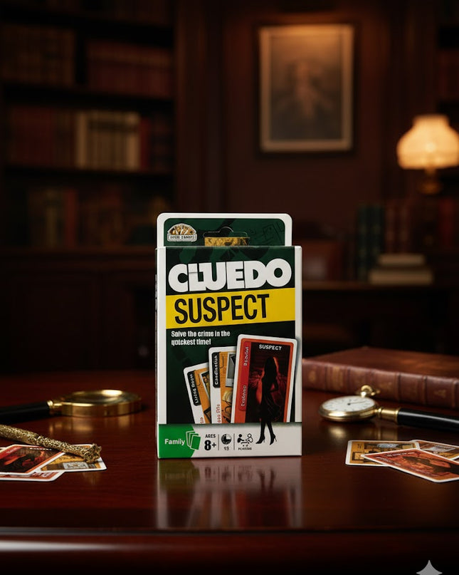 Cluedo Suspect Card Game – Fast Mystery Detective Game