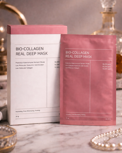 Bio-Collagen Real Deep Mask Set – Hydrating & Firming Skincare Duo