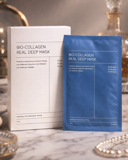 Bio-Collagen Real Deep Mask Set – Hydrating & Firming Skincare Duo