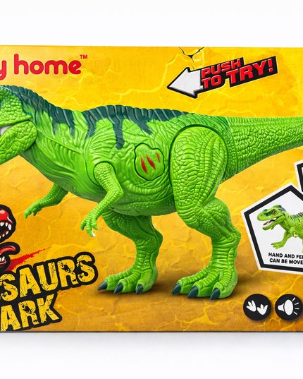 Danny Home Dinosaur T-Rex Toy – Light & Sound Moving Dino (3+)