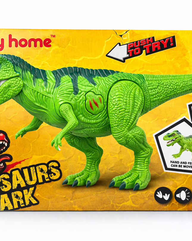 Danny Home Dinosaur T-Rex Toy – Light & Sound Moving Dino (3+)