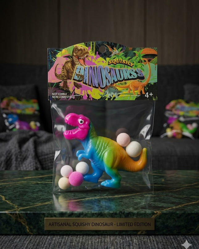 Colorful Dinosaur Squishy Toy – Stress Relief Dino Collection