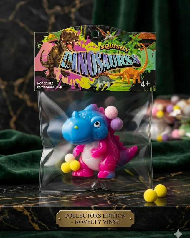 Colorful Dinosaur Squishy Toy – Stress Relief Dino Collection
