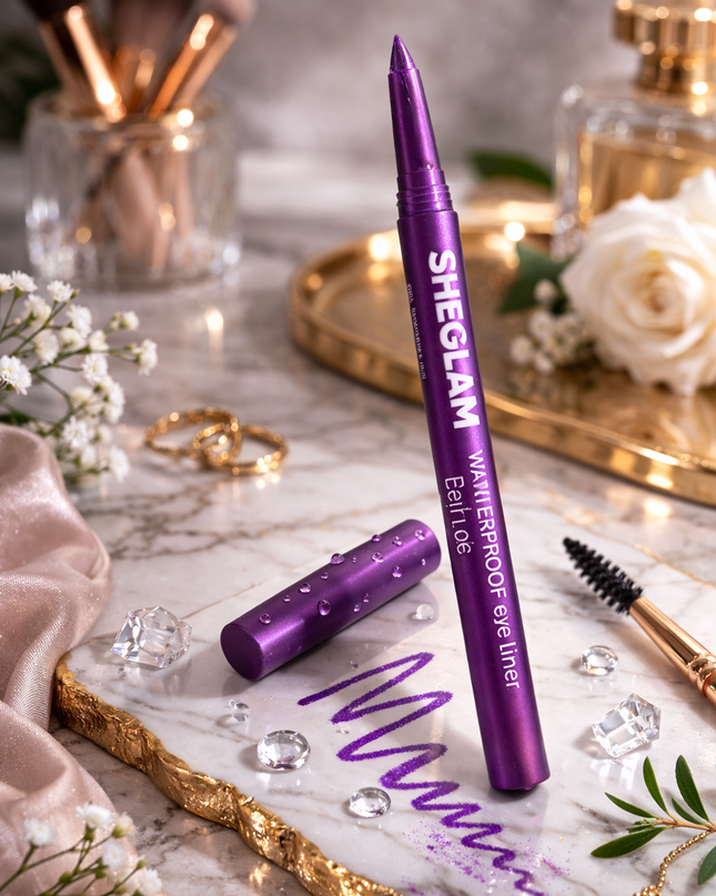 SHEGLAM Waterproof Eyeliner Collection – Multi-Color Long-Lasting Precision Liners