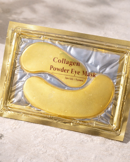 Gold Collagen Powder Eye Mask – Hydrating & Anti-Dark Circle Treatment