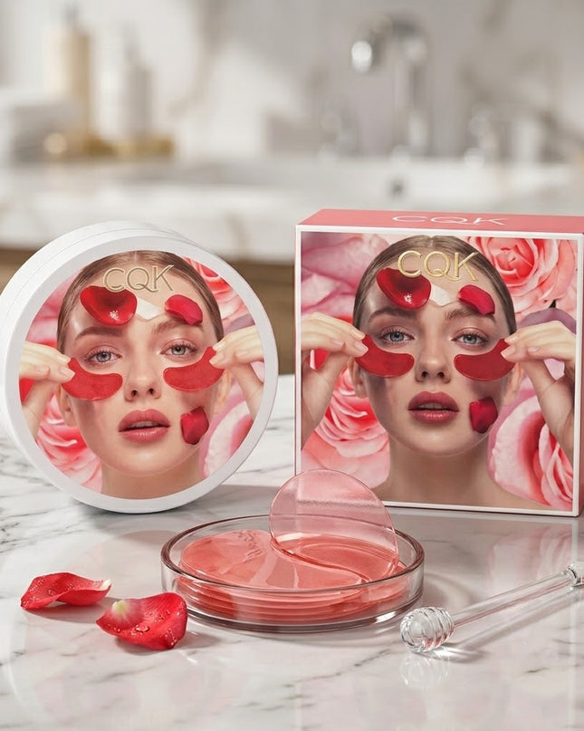 CQK Honey Collagen Eye Mask – Nourishing Under Eye Patches for Dark Circles & Puffiness