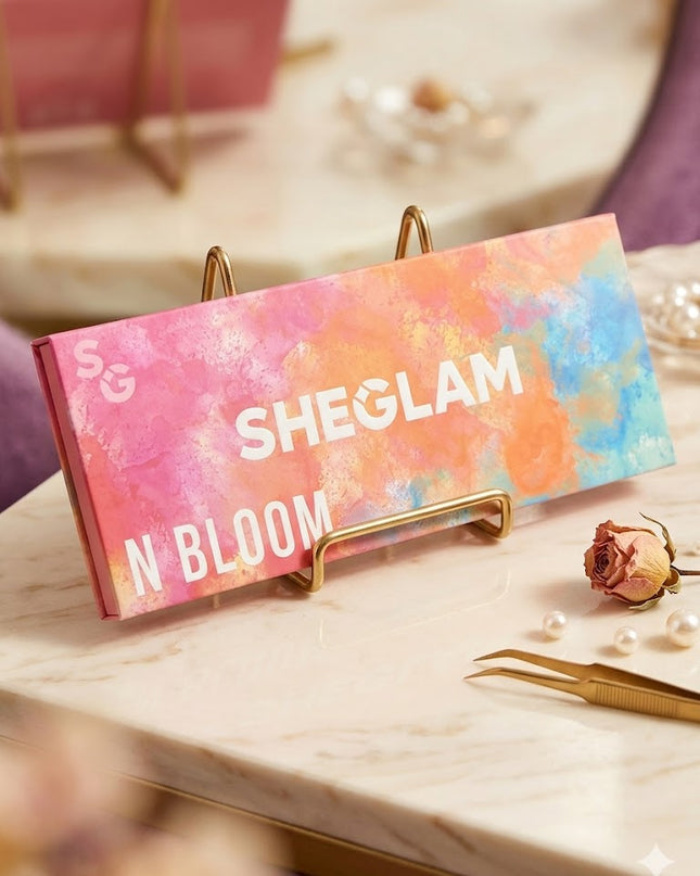 Sheglam “In Bloom” Eyeshadow Palette – Vibrant Luxury Edition 🌸