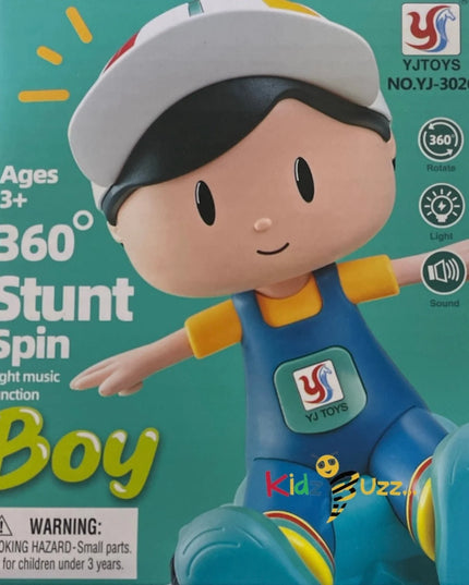 360° Stunt Spin Dancing Boy Toy