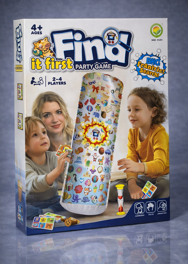 Find It First Party Game – Fast-Paced Family Fun