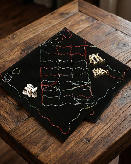 Handcrafted String Strategy Board Game – Traditional Thinking Game