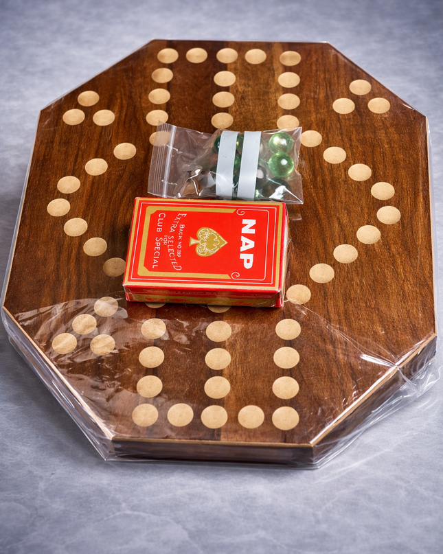 2-Player Wooden Jackaroo Board Game – Classic Strategy Set