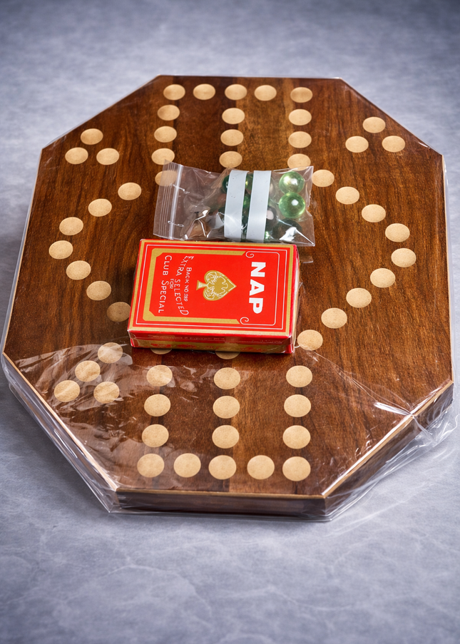 2-Player Wooden Jackaroo Board Game – Classic Strategy Set