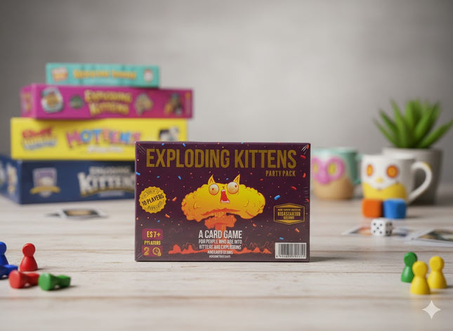 Exploding Kittens Party Pack – Hilarious Card Game for Game Nights