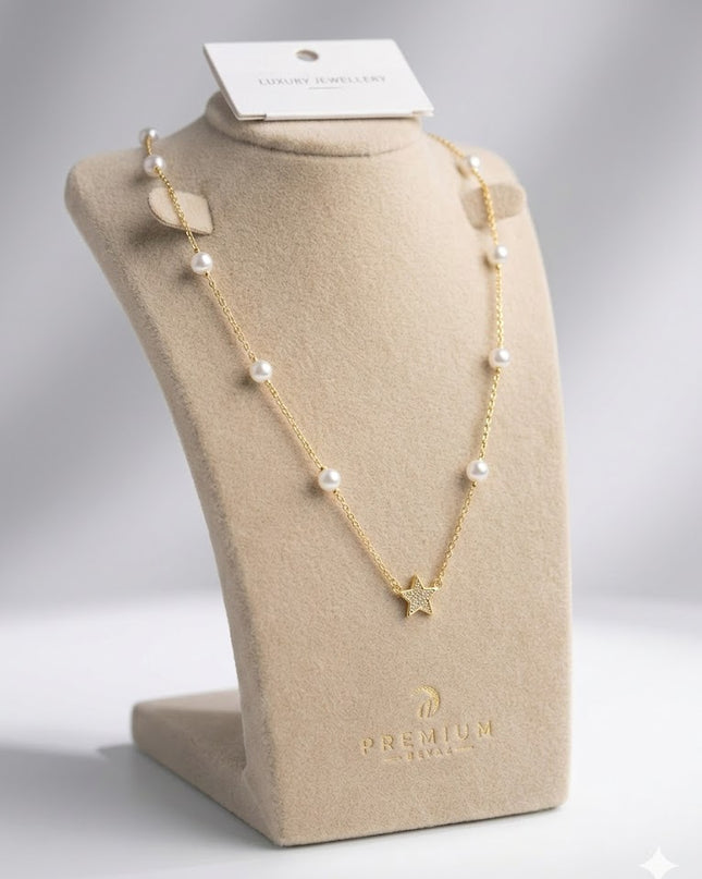 Luxury Pearl & Layered Necklace – Elegant Statement Piece