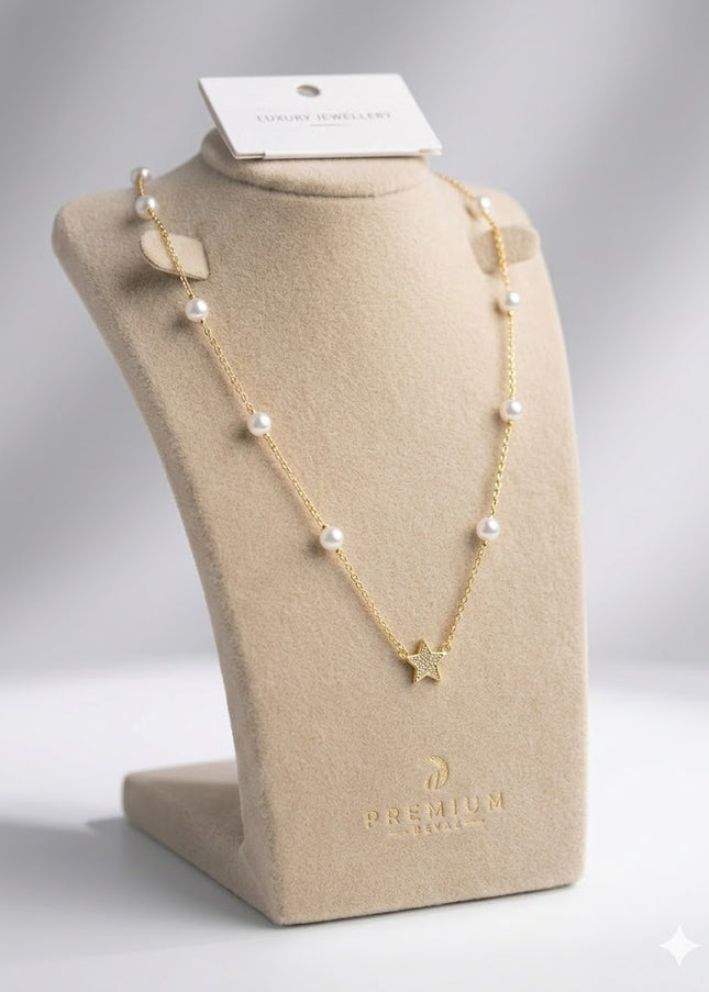 Luxury Pearl & Layered Necklace – Elegant Statement Piece