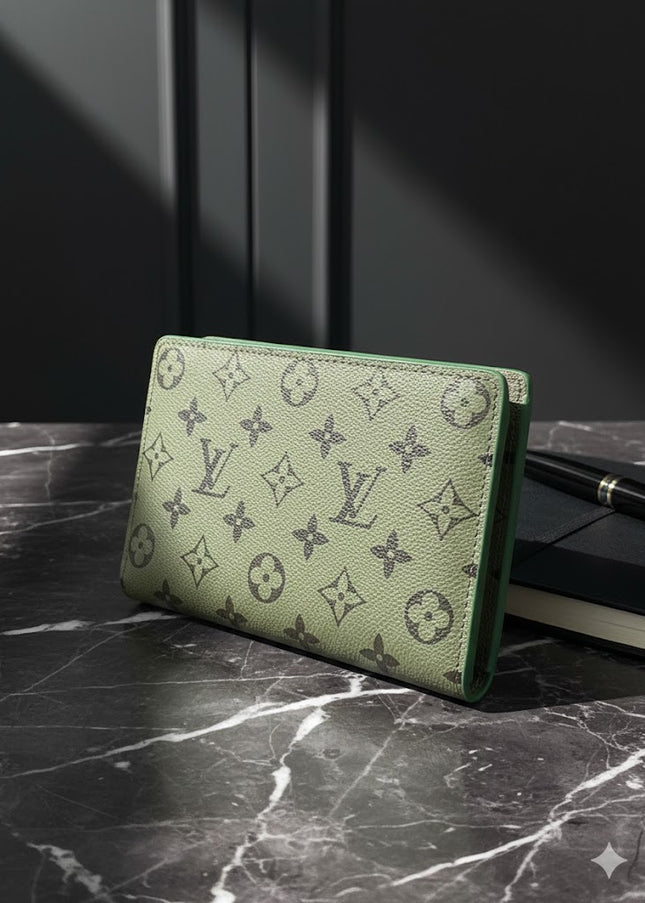 Luxury Monogram Long Wallet – Elegant Designer Style Purse