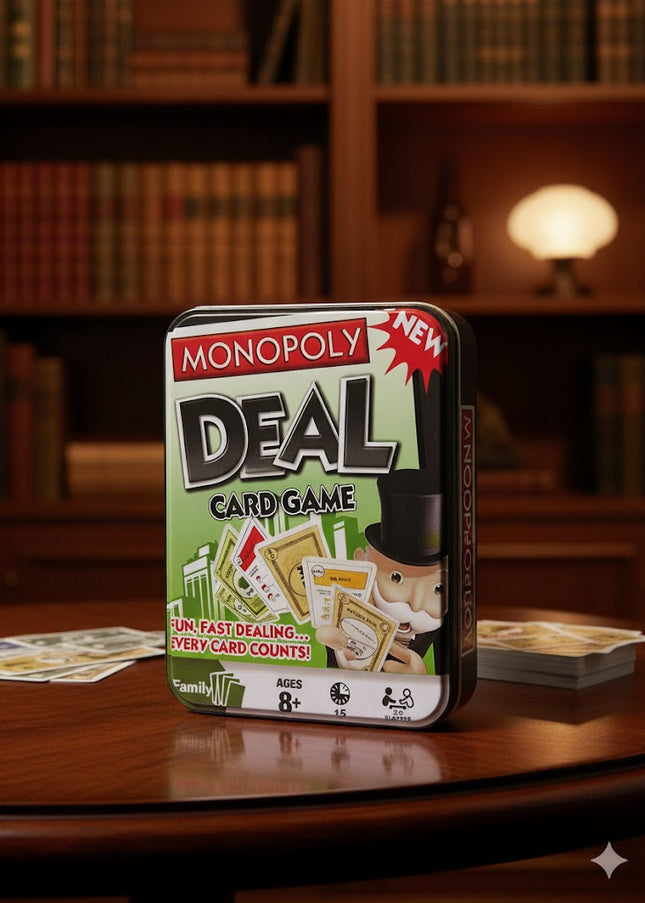 Monopoly Deal Card Game – Fast Property Trading Game