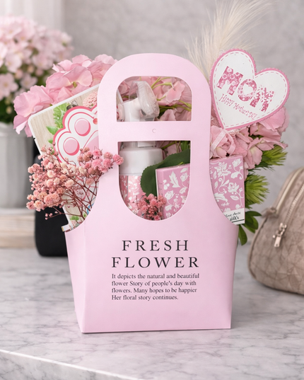 Elegant Fresh Flower Mother’s Day Gift Set 🌸💝