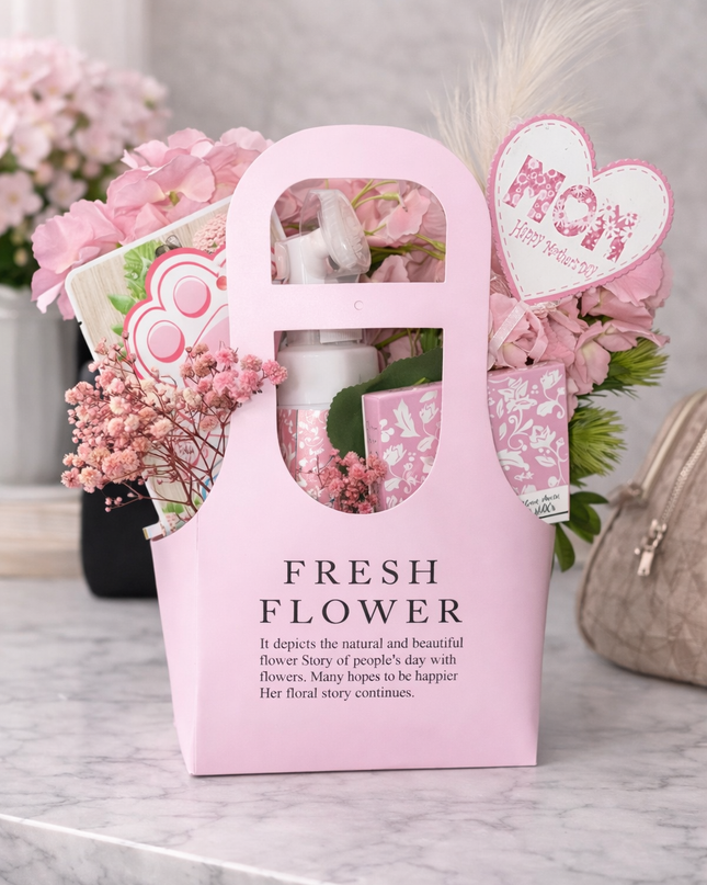 Elegant Fresh Flower Mother’s Day Gift Set 🌸💝