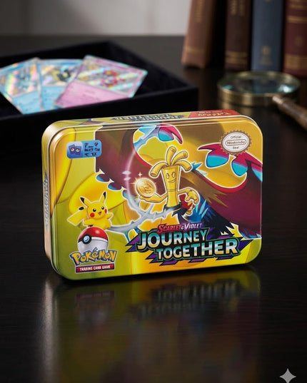 Monster Adventure Trading Card Tin Box – Collector Storage Case