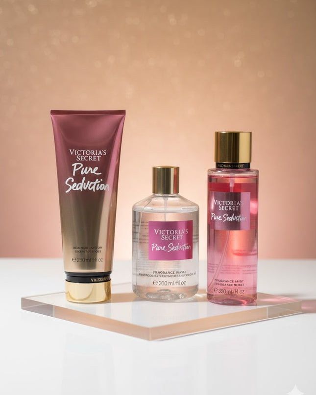 Victoria’s Secret Pure Seduction Fragrance Collection – Mist, Lotion & Mini Perfume Set