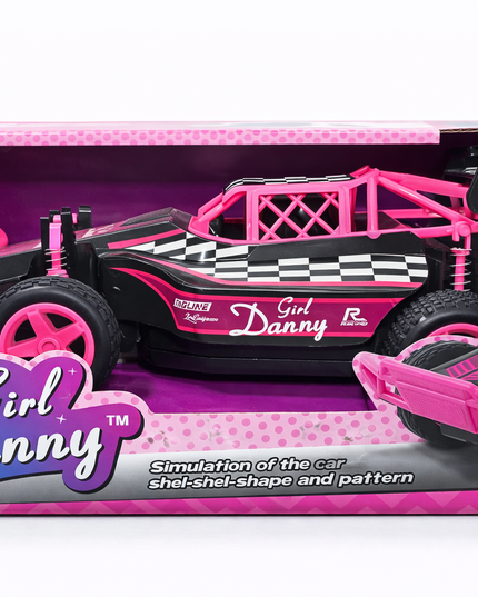 Girl Danny 39 Sport Racing Car – Pink Off-Road Toy Car