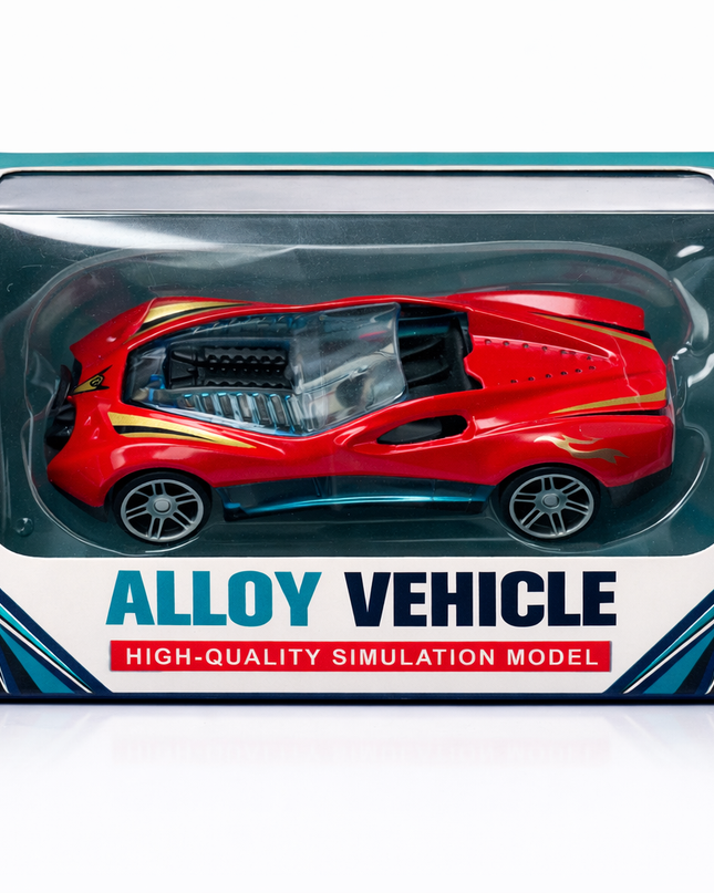 Alloy Vehicle Die-Cast Car Collection – High-Quality Simulation Model (3+)
