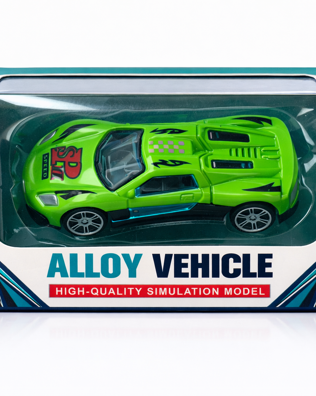 Alloy Vehicle Die-Cast Car Collection – High-Quality Simulation Model (3+)