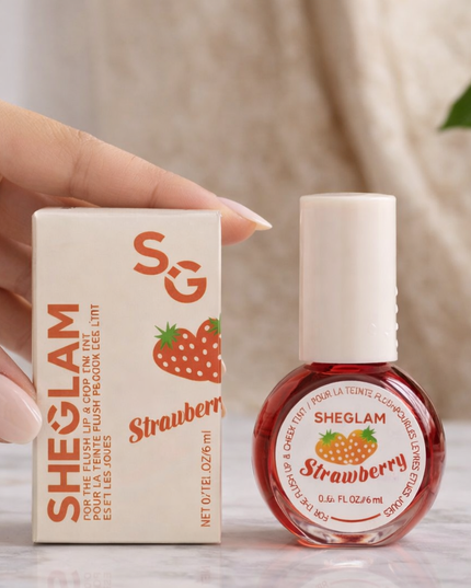 SheGlam Lip & Cheek Tint Collection – Strawberry, Cherry & Grapefruit Glow Set