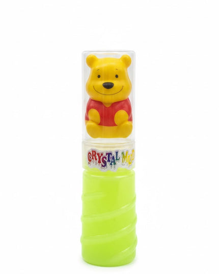 Crystal Mud Surprise Slime with Cartoon Toy Top – Colorful Kids Fun Bottle