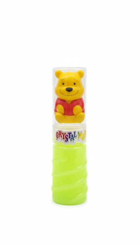 Crystal Mud Surprise Slime with Cartoon Toy Top – Colorful Kids Fun Bottle
