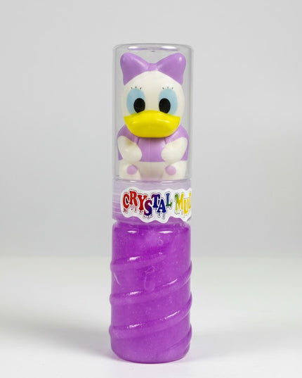 Crystal Mud Surprise Slime with Cartoon Toy Top – Colorful Kids Fun Bottle