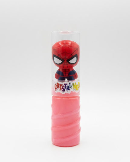 Crystal Mud Surprise Slime with Cartoon Toy Top – Colorful Kids Fun Bottle