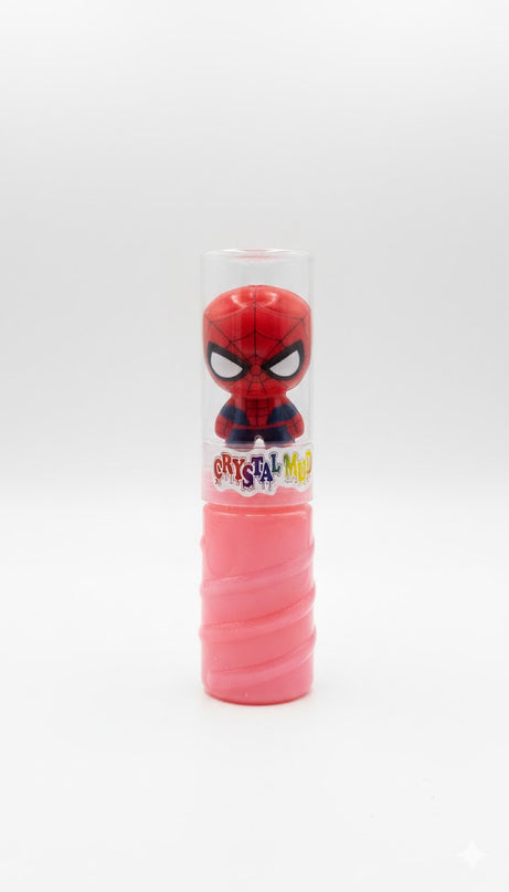 Crystal Mud Surprise Slime with Cartoon Toy Top – Colorful Kids Fun Bottle