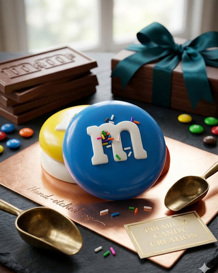 Candy Button Squishy Collection – Colorful Chocolate Style Stress Toy