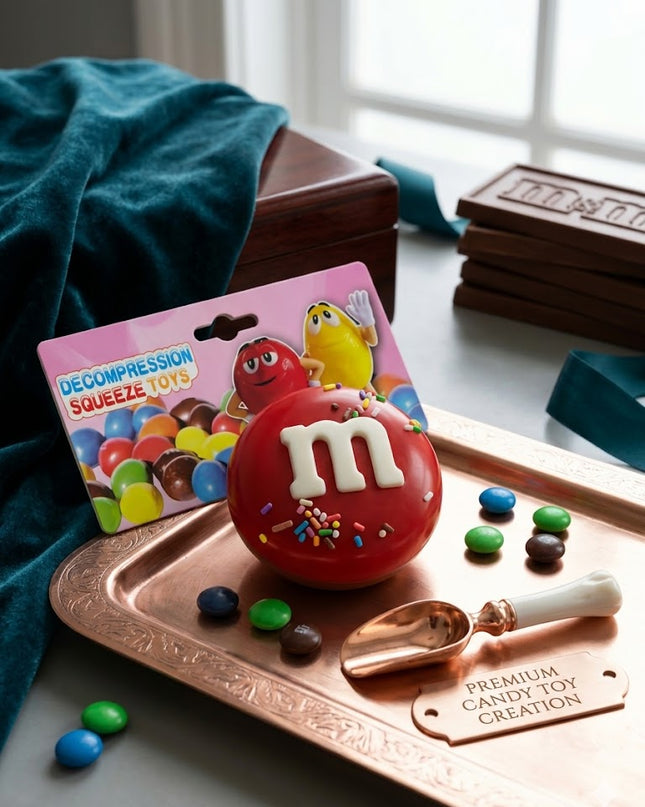 Candy Button Squishy Collection – Colorful Chocolate Style Stress Toy