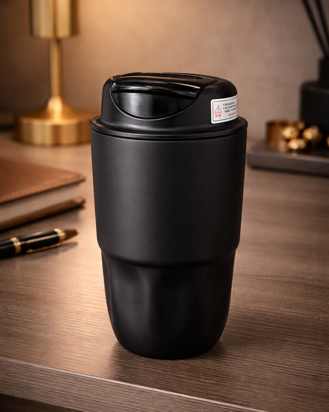 Mini Stanley-Style Travel Cups – Compact Thermal Mug Set (Black, Red & Cream)