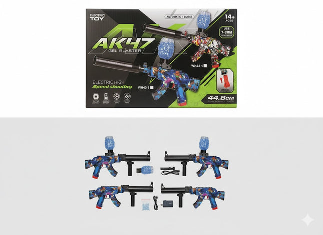 AK47 Electric Gel Blaster – High-Speed Action Toy
